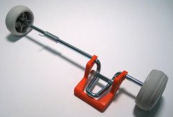 SEBO Axle Assembly, for 370 ELECTRONIC (light gray)