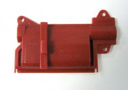 SEBO Cover for latch release, for X4 (red)