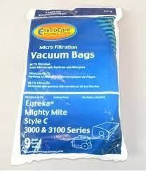 Eureka Canister Mighty Mite Type C Bags (9 Pack)