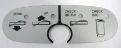 SEBO Display, on power head, for graphite X4 BOOST (silver)