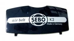 SEBO Exhaust Filter Cover, for K2 (dark blue/silver print)