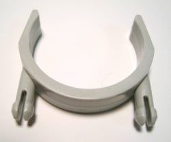 SEBO Attachment Clip, Lower Backside of Bag Housing, For G, 370 and 300/350 (Light Gray)