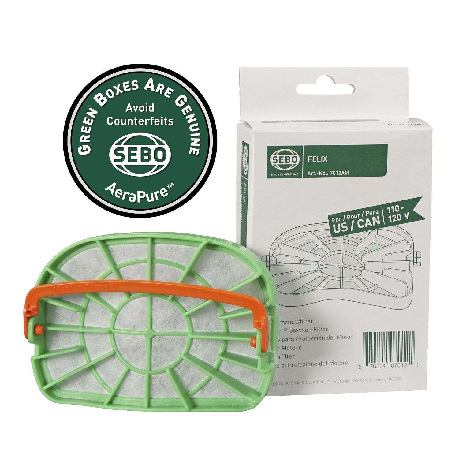 SEBO Pre-motor Filter For FELIX & DART