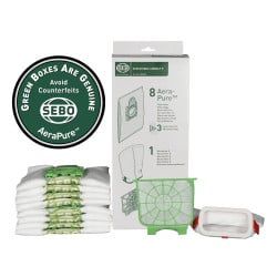 SEBO Service Box E (8 Bags, 2 Filters)