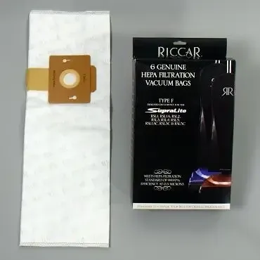 Riccar/Simplicity Lightweight Upright Type F Allergen Bags (6 pack)