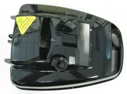 SEBO Top Casing, for K3 (black), with release clip and screw (6625ER) for 6627GS Upholstery Nozzle