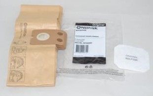 Nilfisk/Advance 5 Pack Paper Bags With Filter - 22198000