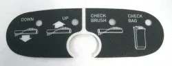 SEBO Display, on power head, for red and white X4 BOOST (gray black)