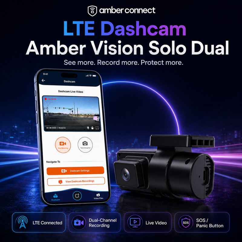 LTE Dashcam Amber Vision Solo Dual LTE Dashcam Amber Vision Solo Dual
