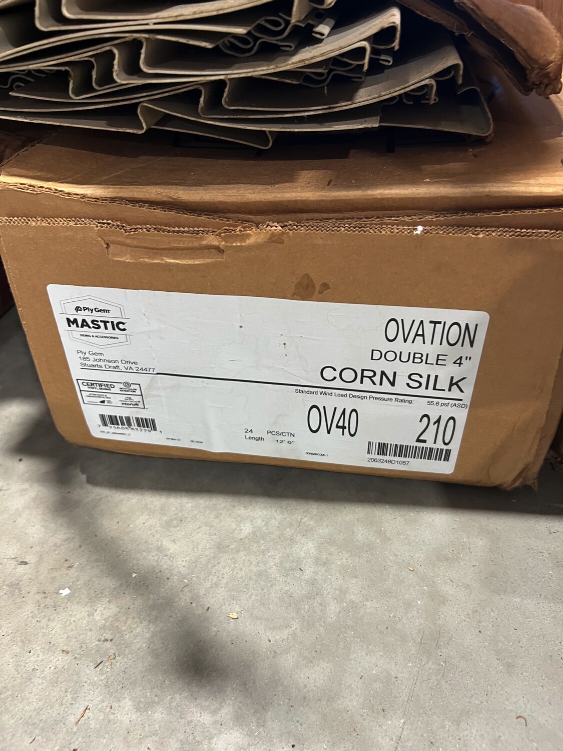 Vinyl Siding - Corn Silk - Mastic