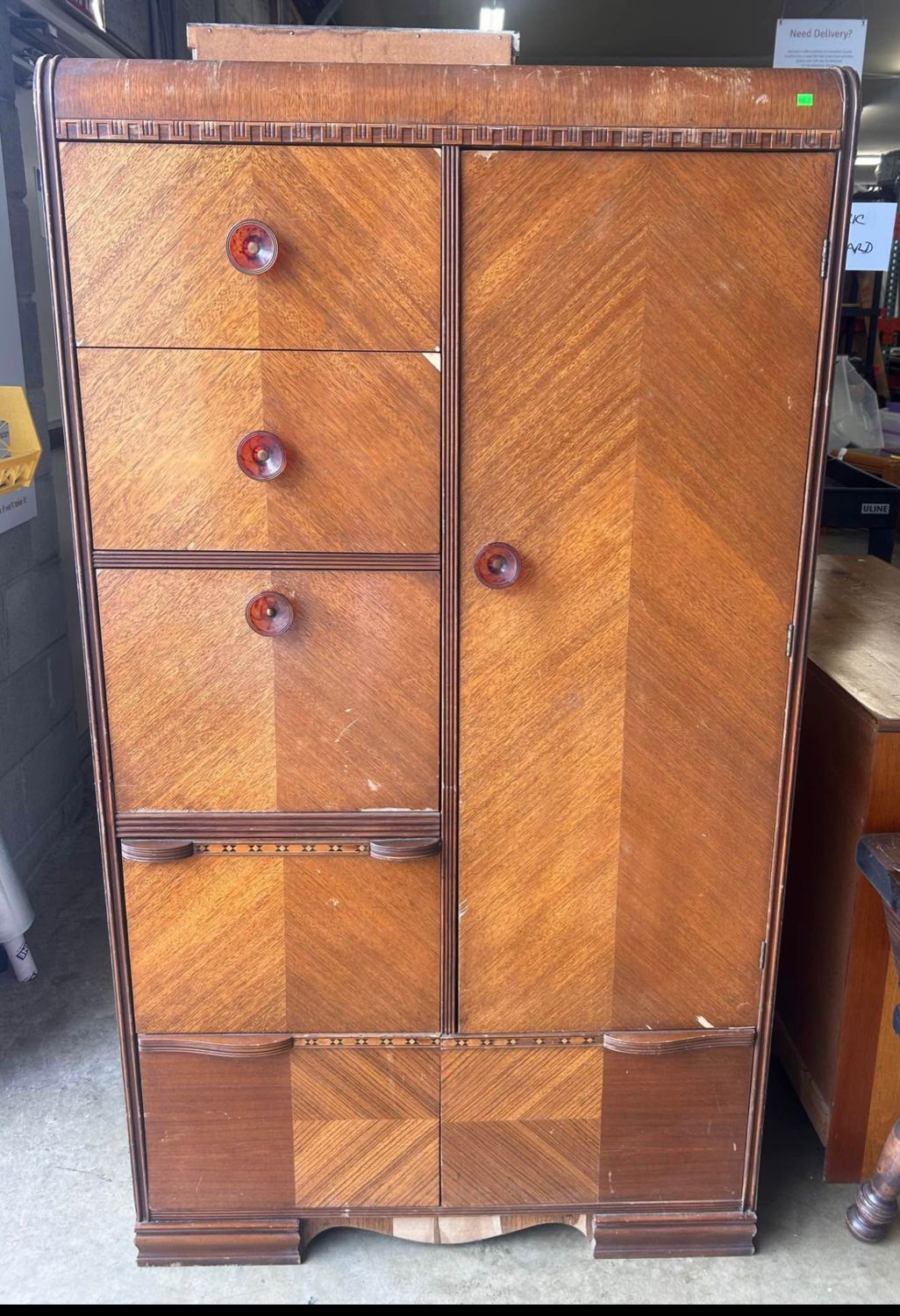 Waterfall Chifferobe Armoire Wardrobe Closet