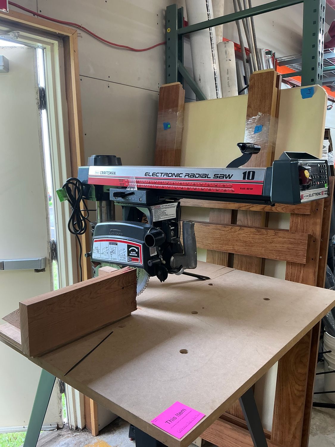 Craftsman Radial Arm Saw