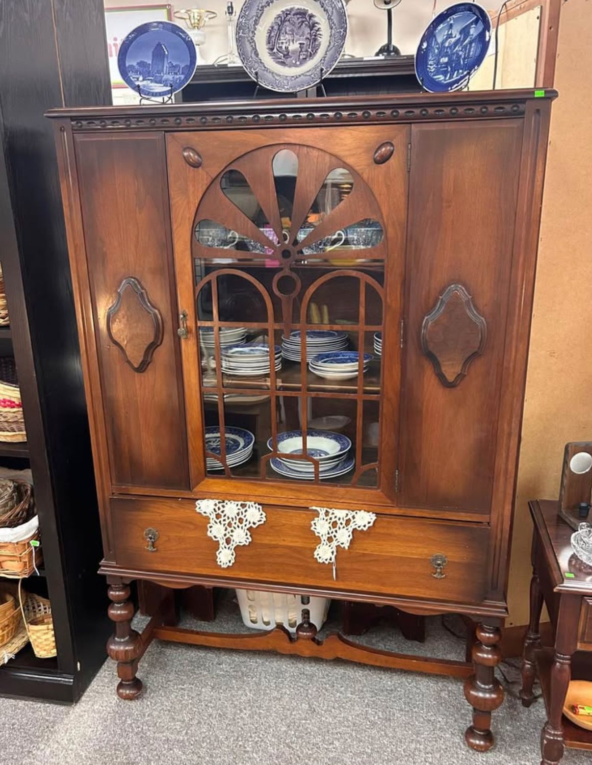 Peppler Bros. Antique China Cabinet