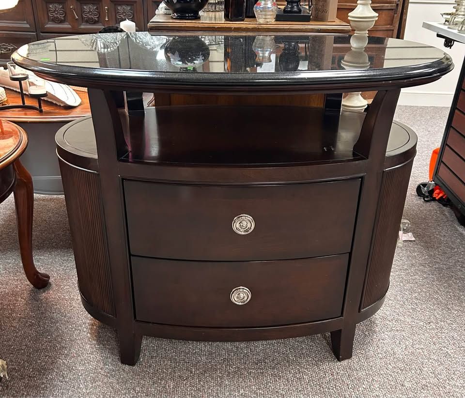 New Standards Marble Top Side Table