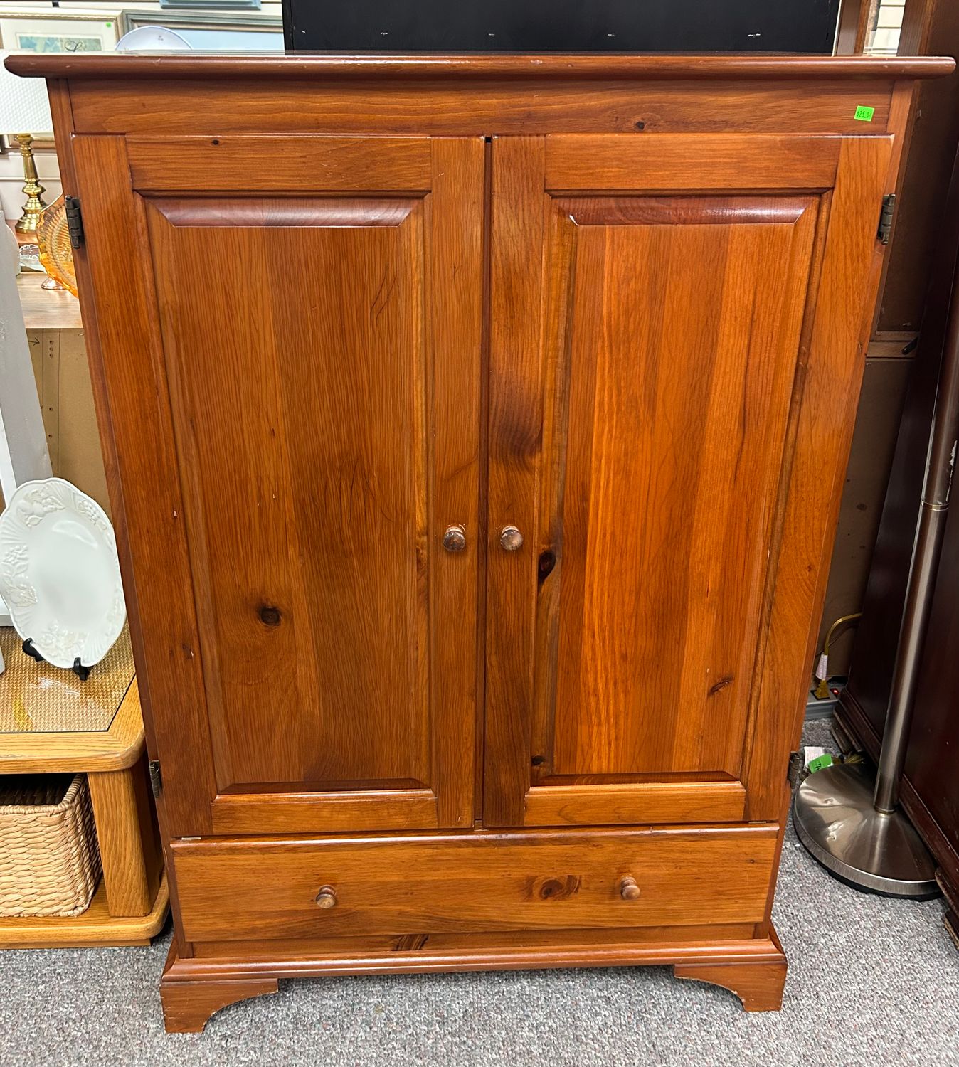 Yield House Shaker Pine Entertainment Cabinet