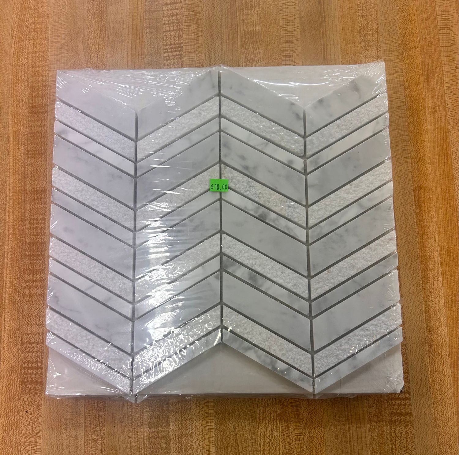 NEW Sassi Carrara Chevron Blend Wall Tiles