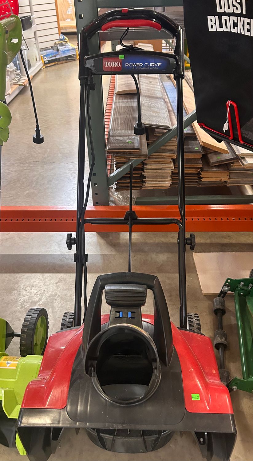 Toro Power Curve 18 In. Single Stage Electric Snow Blower