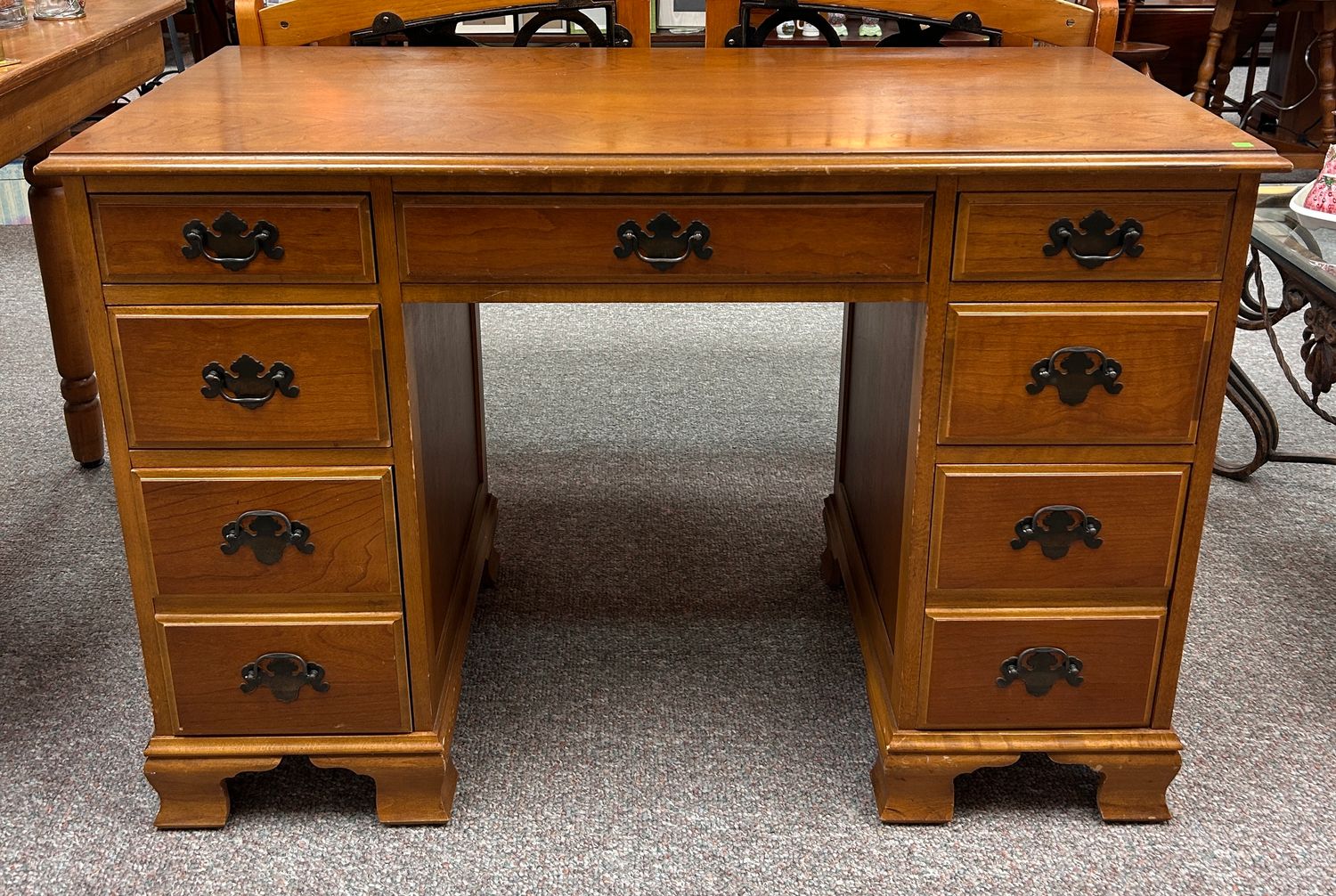 Vintage Solid Maple Desk