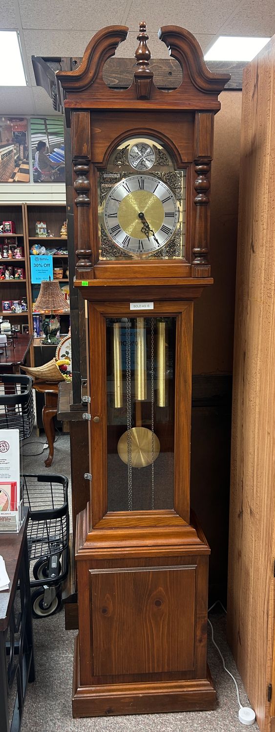 Colonial-Style Grandfather Clock