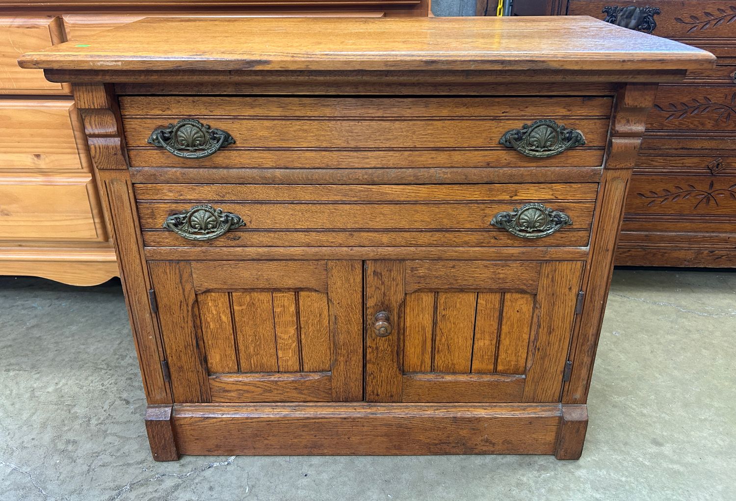 Antique Oak Washstand