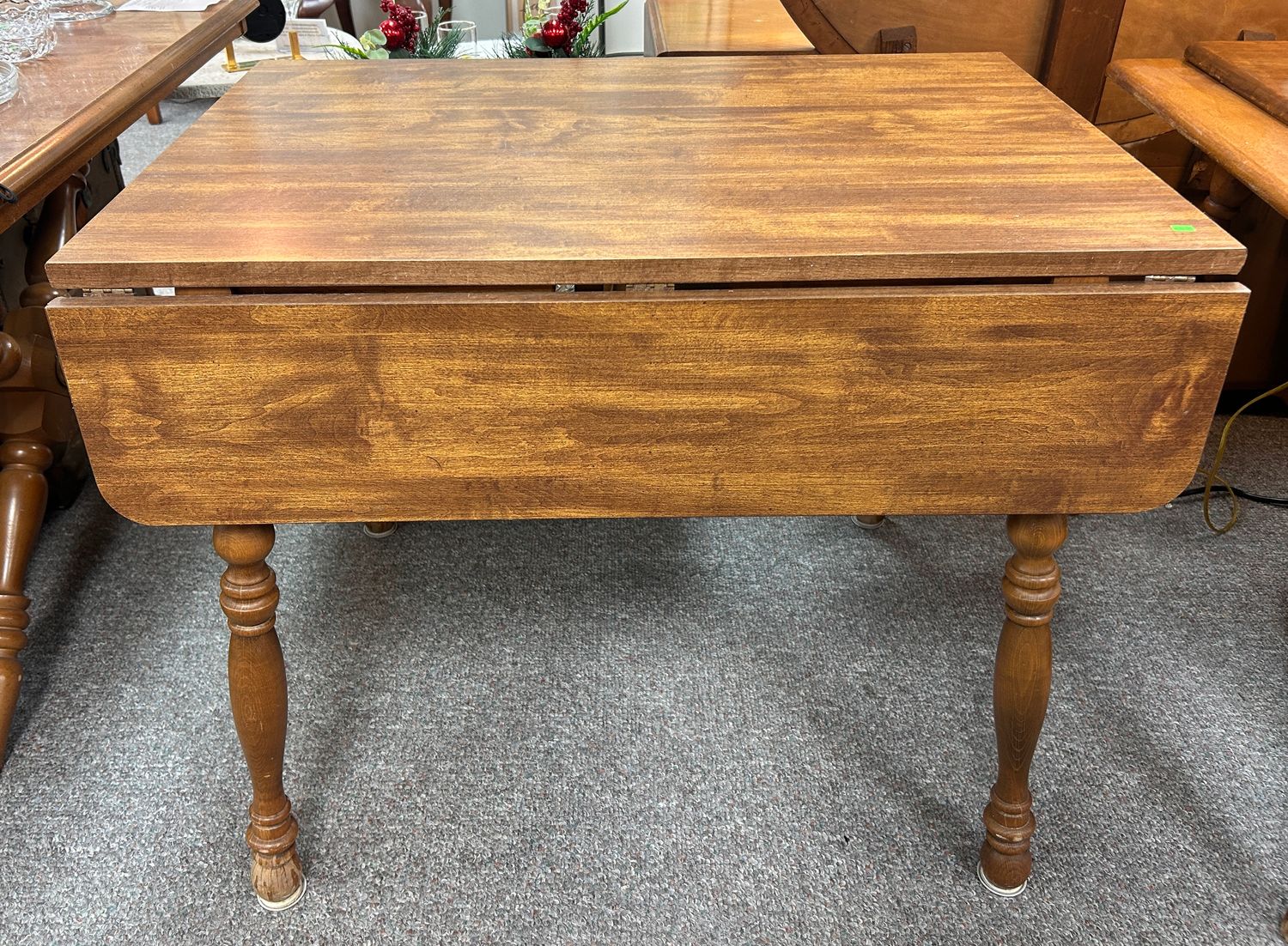 Wood Drop-Leaf Table