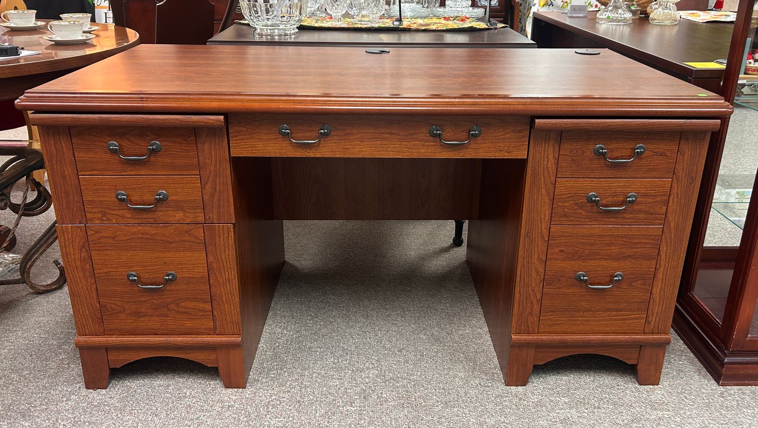 Double Pedestal Desk