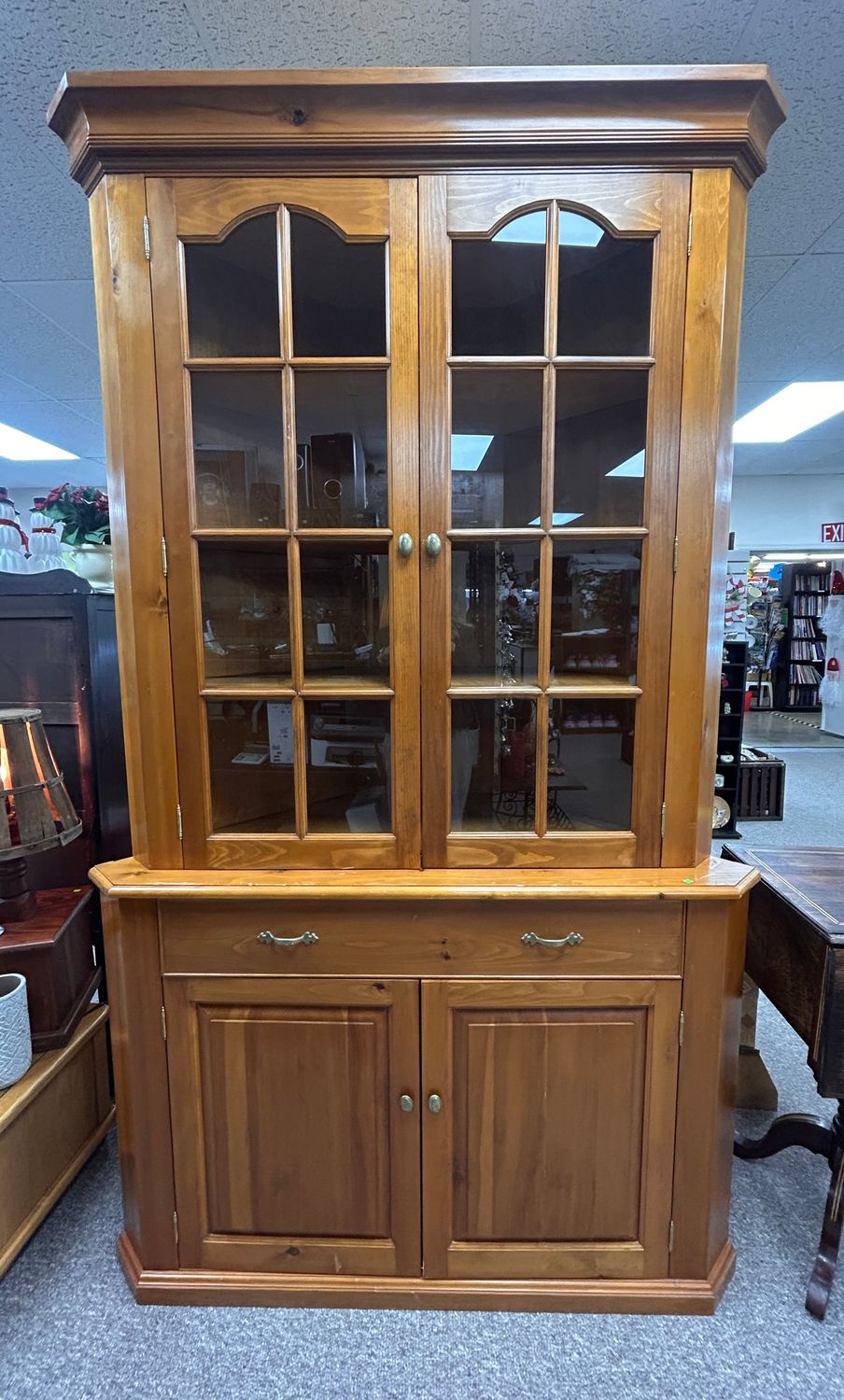 Custom Built Corner Hutch