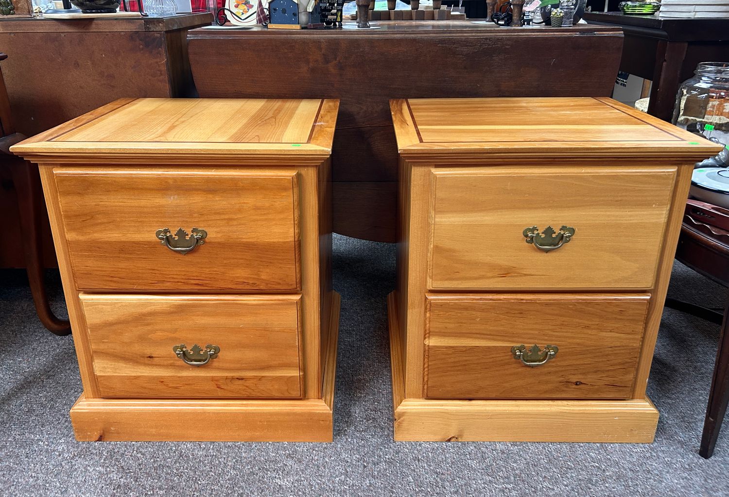 Custom Built Solid Pine Nightstands