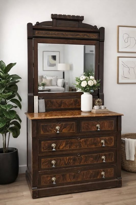 Antique Victorian Dresser