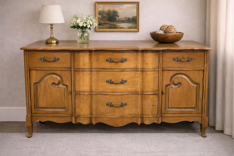 Vintage French Provincial Style Sideboard