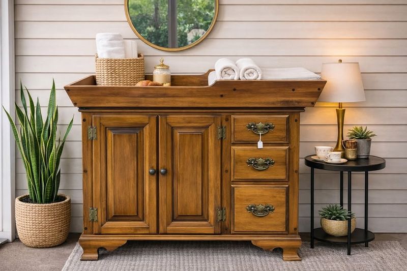 Solid Maple Dry Sink