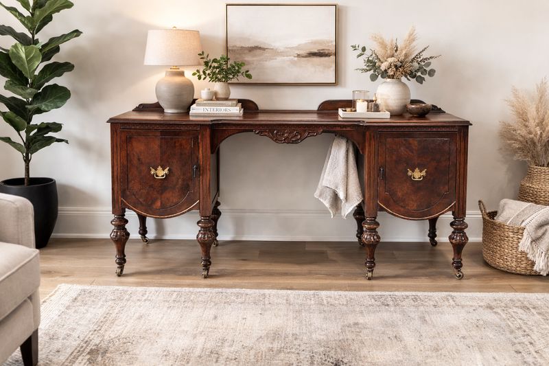 Antique 1920s-1930s Chippendale Style Desk