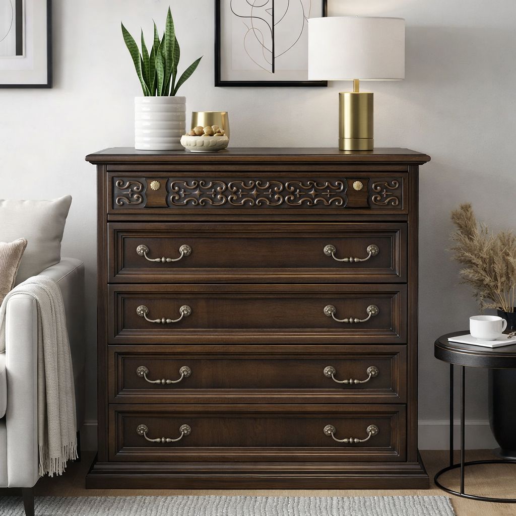 Vintage 5 Drawer Chest Vintage 5 Drawer Chest