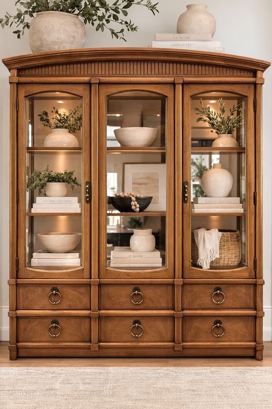 Thomasville Oak Hutch