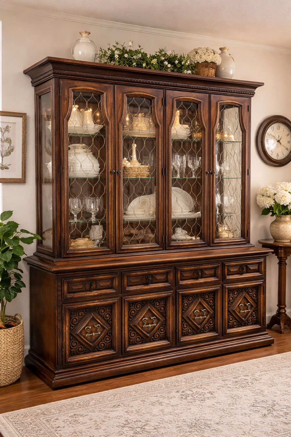 Burlington House Furniture Hutch