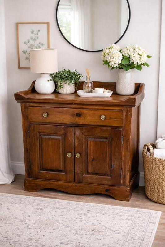 Vintage Wood Dry Sink