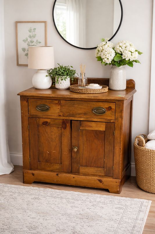 Farmhouse-Style Washstand