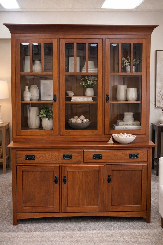 Custom Handmade Keystone Hutch