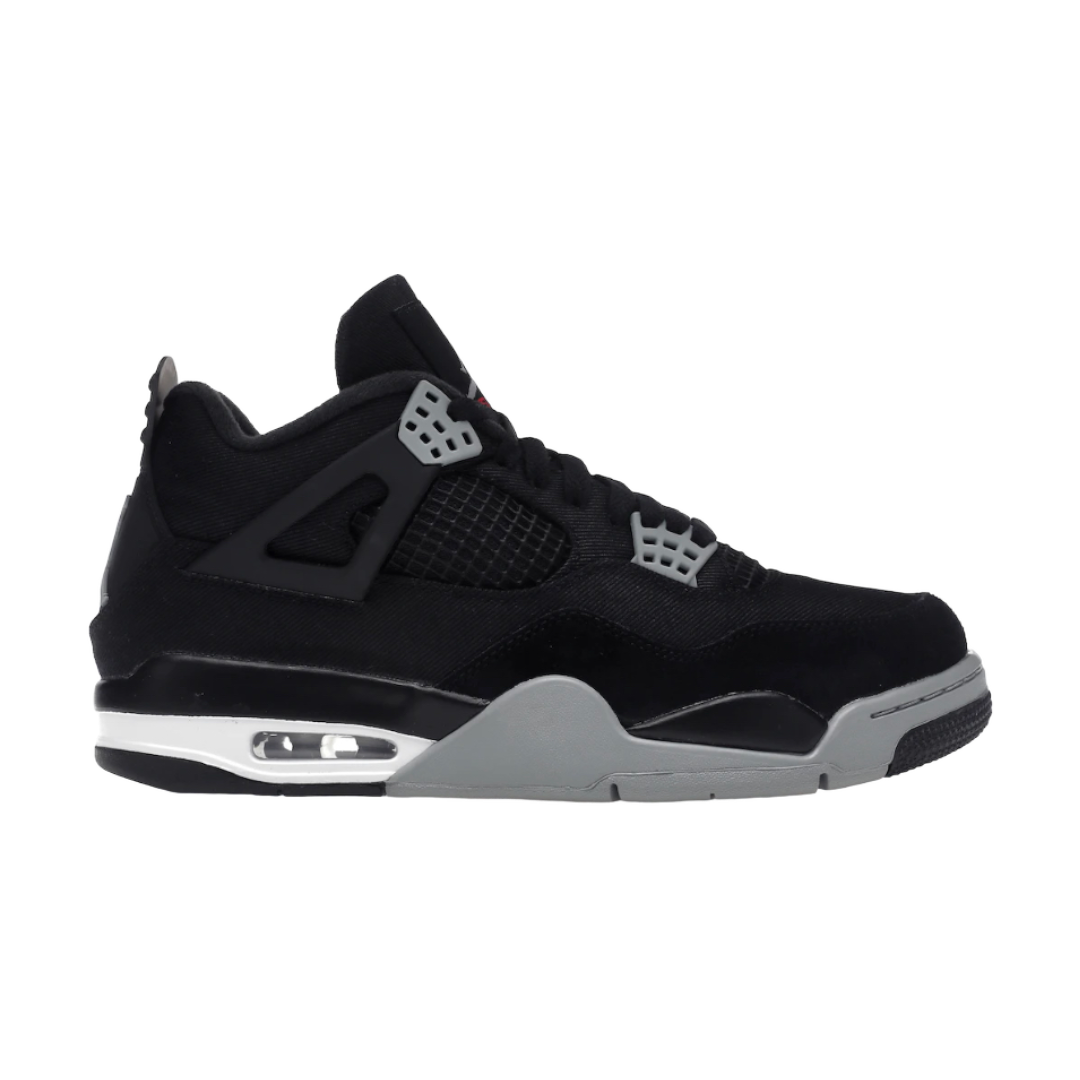 Air Jordan 4 Black Canvas