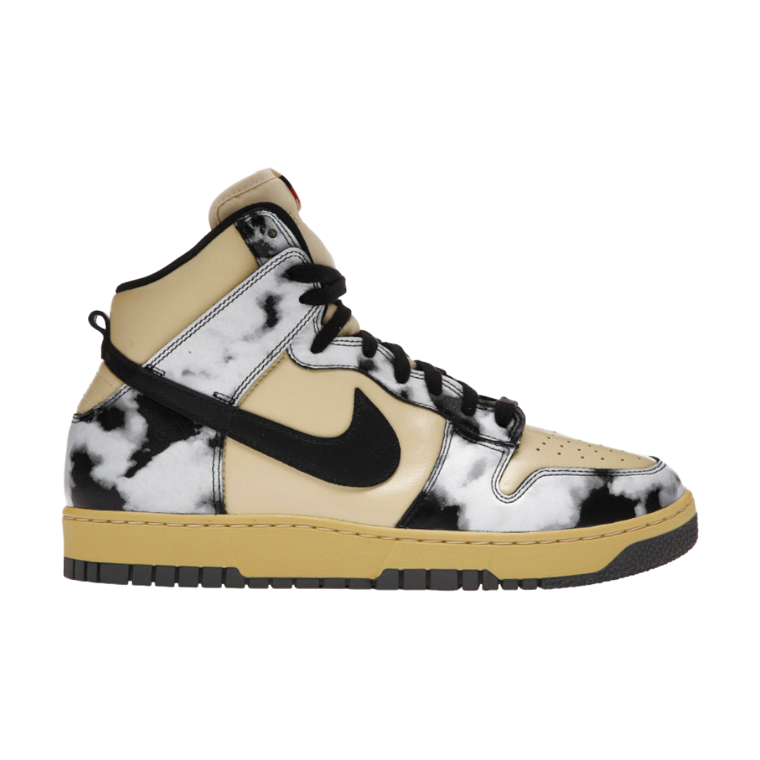 Nike Dunk High Black  Acid Wash