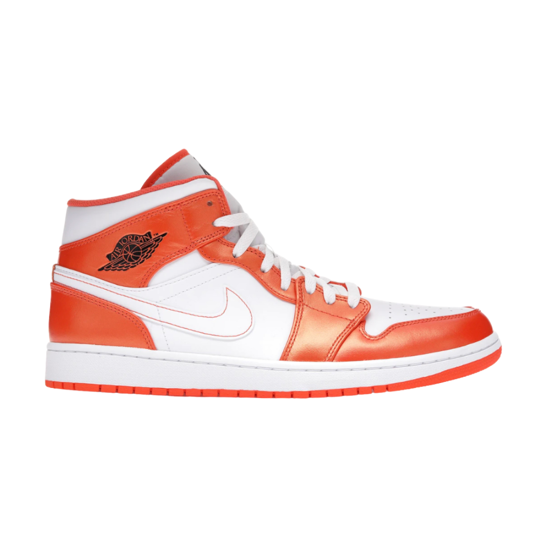 Air Jordan 1 Mid Electro Orange Black/White/Electro Orange 9.5