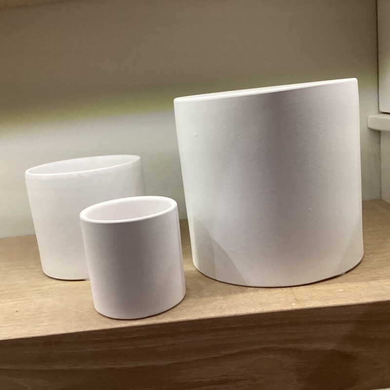 Matte White Planter 5&quot;
