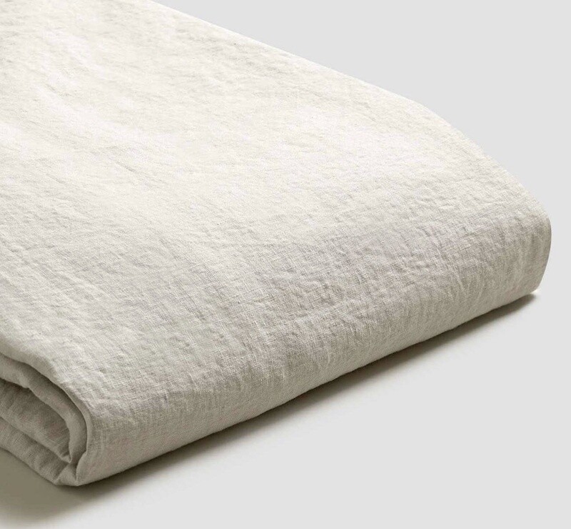 French Flax / Linen Sheet Set: Oatmeal