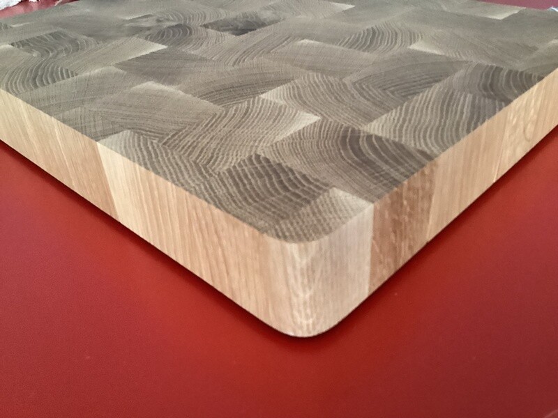 White Oak Server (Herringbone)