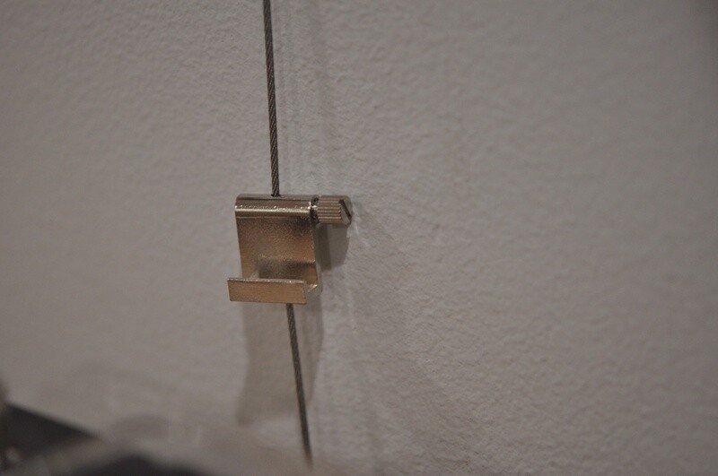 Gallery Art Rail:  Hooks and Clamps