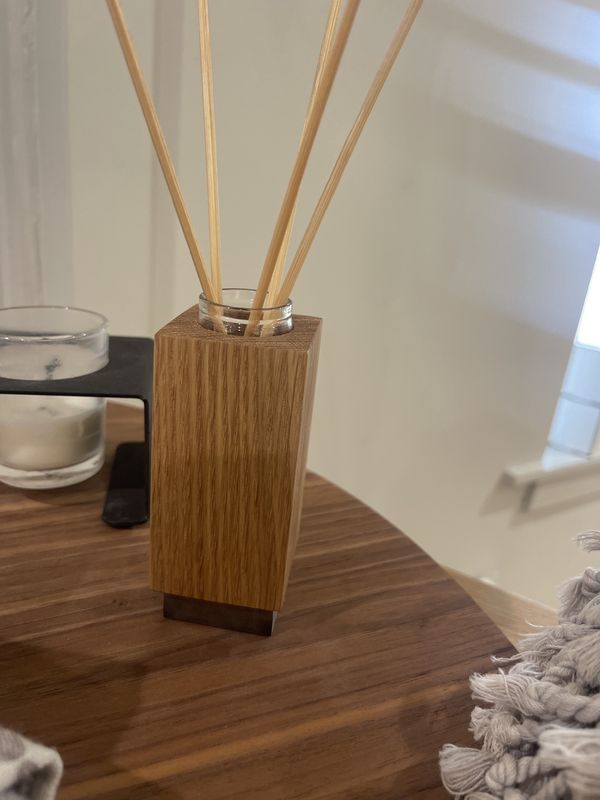 Wood/Glass/Steel Reed Diffuser