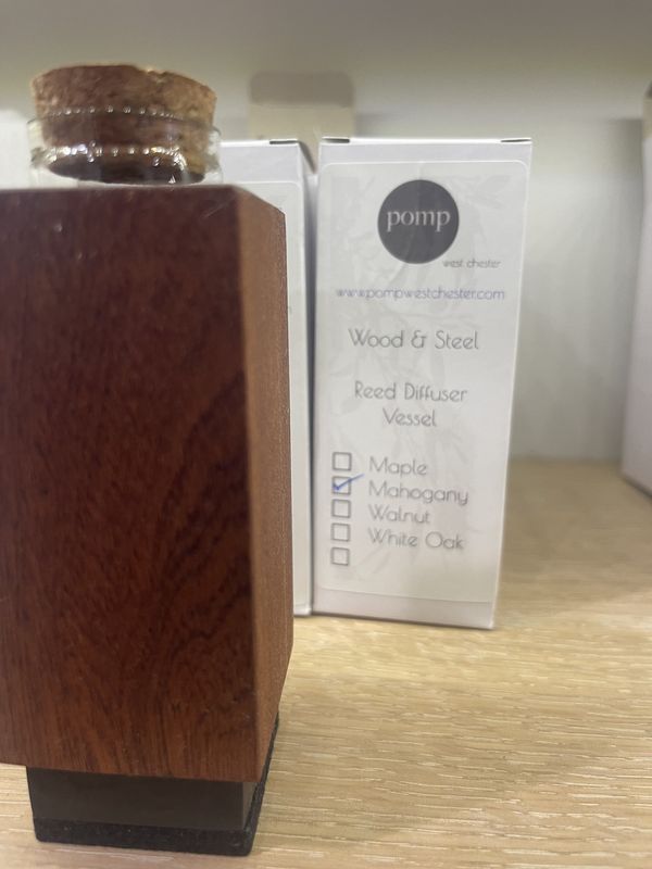 Wood/Glass/Steel Reed Diffuser