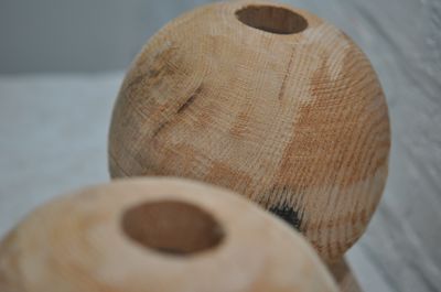 Artifacts: Rustic  Centerpiece Vase: &quot;Post Cap&quot;: White Oak