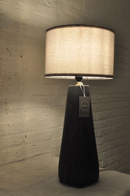 Lamp:  small side up (White Oak)