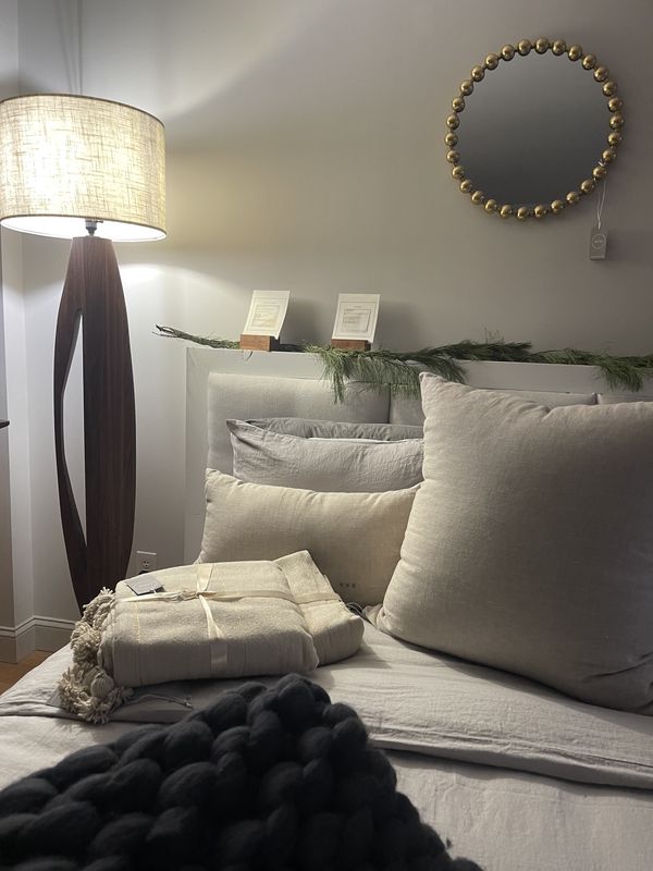 Walnut Floor Lamp